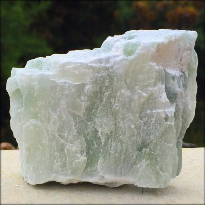 Fine white talc powder used for plastics, paints, ceramics and cosmetics.