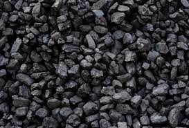 High-carbon coal in black, glossy pieces used for energy production, metallurgy and industrial applications.